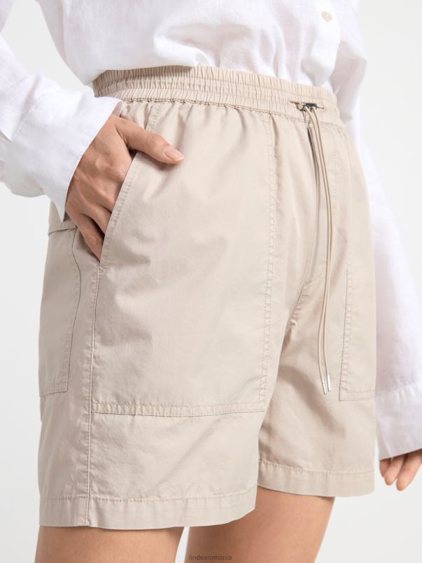 îmbrăcăminte VHZ2F1245 pantaloni scurti femei bej deschis Lindex