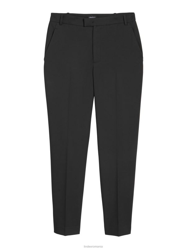 îmbrăcăminte VHZ2F520 pantaloni polly decupați cu talie înaltă femei negru Lindex