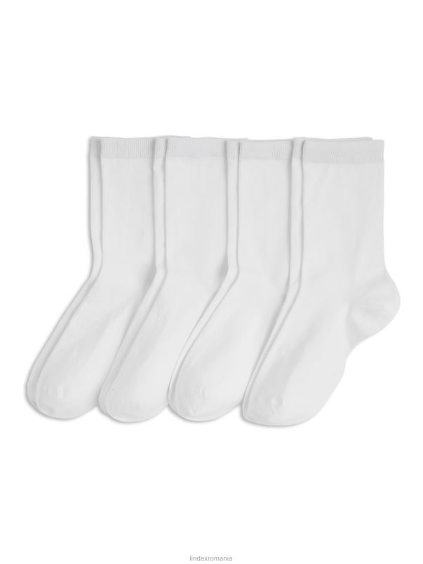 îmbrăcăminte VHZ2F2235 Pachet de 4 șosete femei alb Lindex