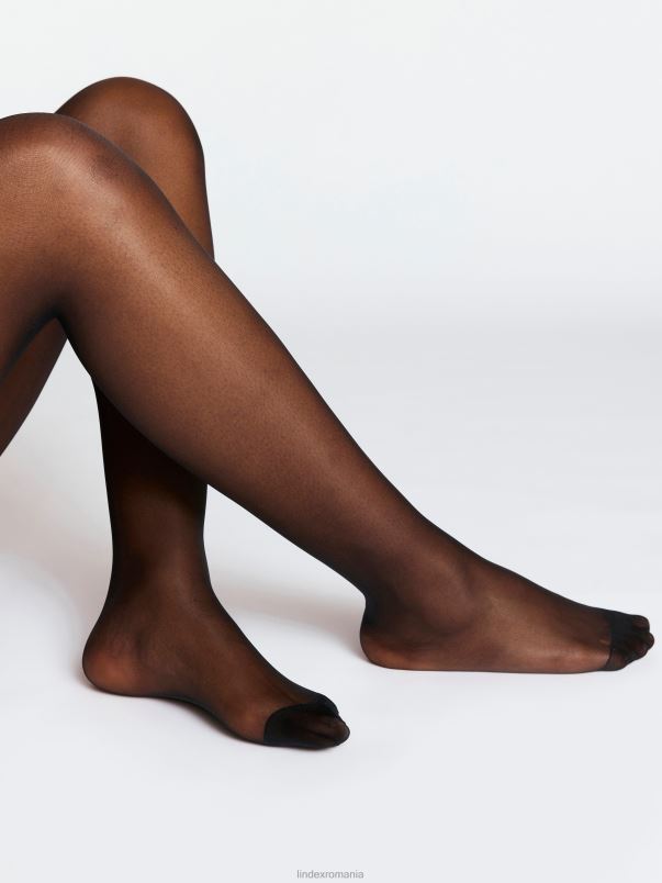 îmbrăcăminte VHZ2F2324 Colanți semi-lucitori cu talie confortabilă 15 denari femei negru Lindex