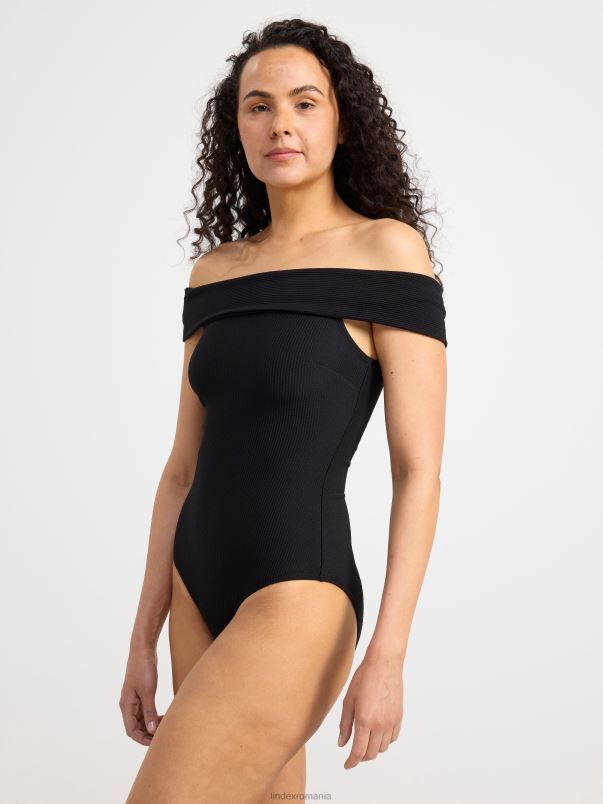 îmbrăcăminte VHZ2F1176 Costum de baie încrețit - îngrijit de elsa & sofia femei negru Lindex