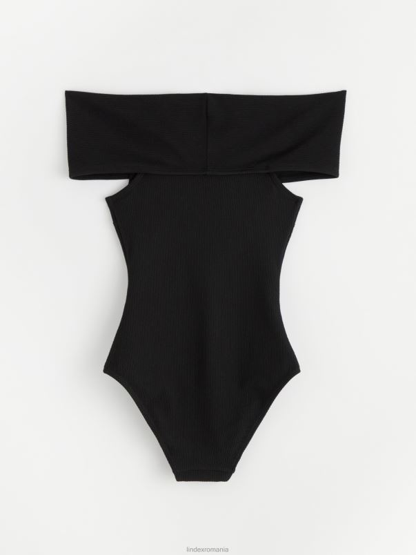 îmbrăcăminte VHZ2F1176 Costum de baie încrețit - îngrijit de elsa & sofia femei negru Lindex