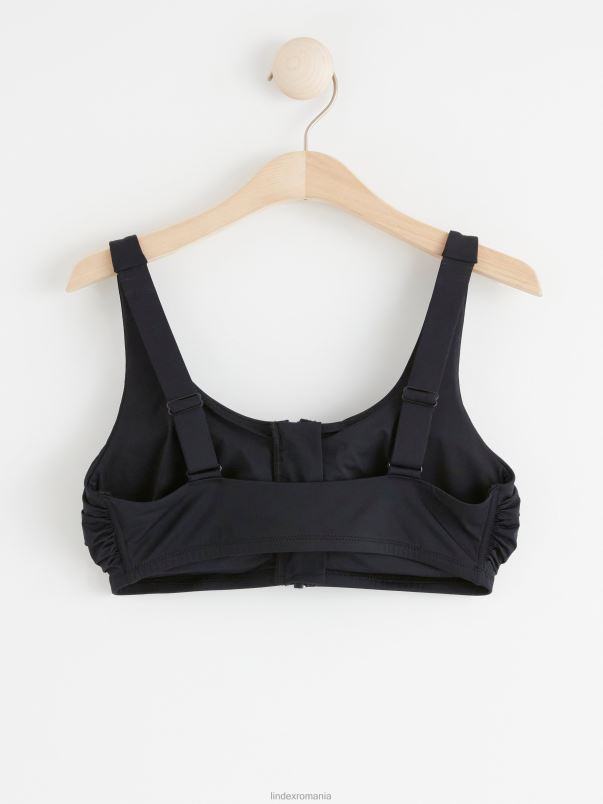 îmbrăcăminte VHZ2F1189 sutien de bikini cu proteză fără sârmă femei negru Lindex