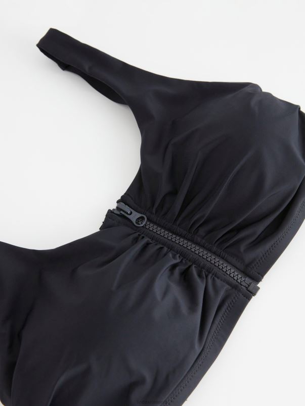 îmbrăcăminte VHZ2F1189 sutien de bikini cu proteză fără sârmă femei negru Lindex