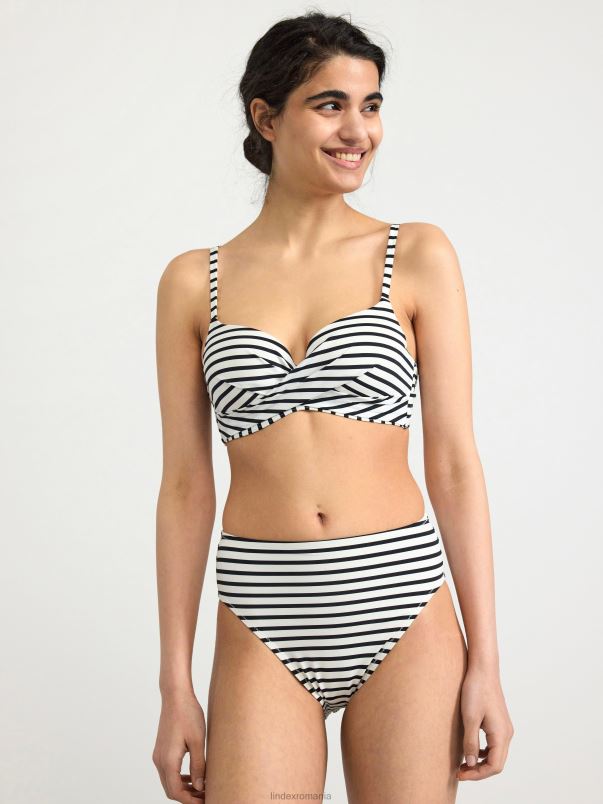 îmbrăcăminte VHZ2F1203 slip bikini cu talie înaltă femei negru Lindex