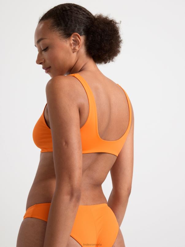 îmbrăcăminte VHZ2F1206 top de bikini necăptusit femei portocale Lindex