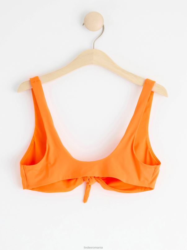 îmbrăcăminte VHZ2F1206 top de bikini necăptusit femei portocale Lindex