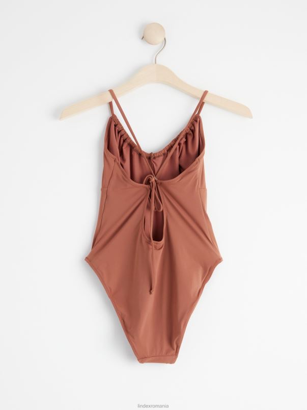 îmbrăcăminte VHZ2F1207 costum de baie femei maro deschis Lindex