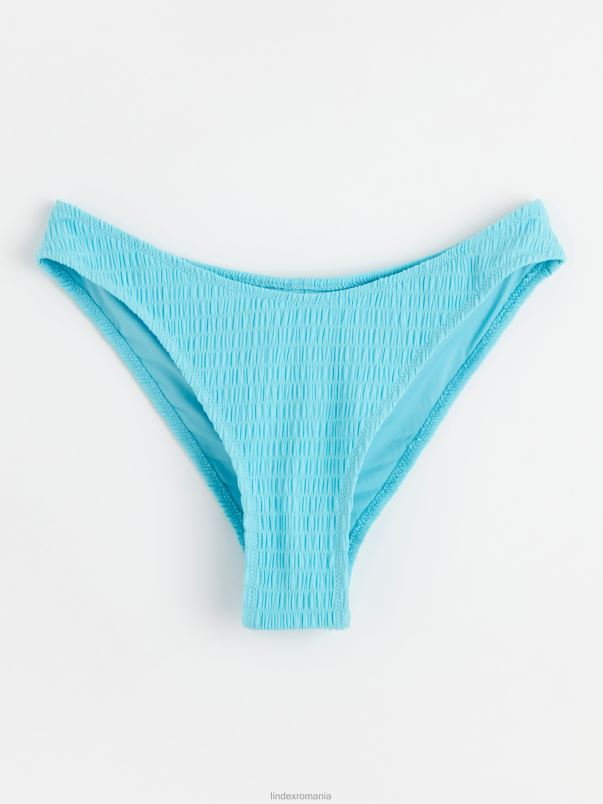 îmbrăcăminte VHZ2F1212 fund de bikini brazilian cu textură șifonată femei turcoaz Lindex
