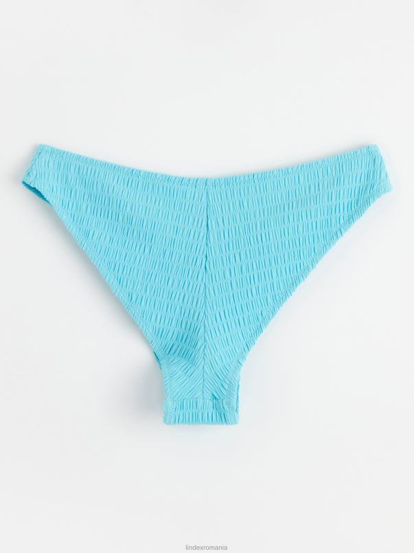 îmbrăcăminte VHZ2F1212 fund de bikini brazilian cu textură șifonată femei turcoaz Lindex