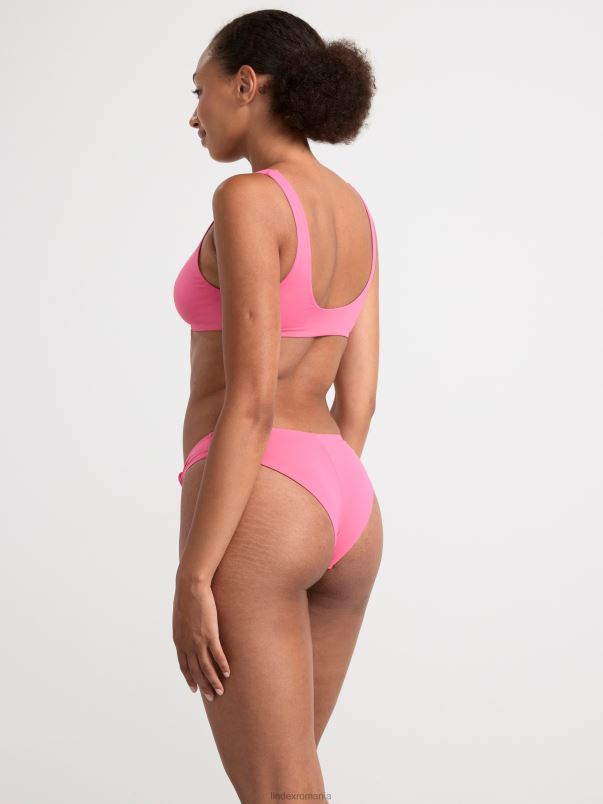 îmbrăcăminte VHZ2F1215 fund de bikini brazilian cu talie regulată femei roz Lindex
