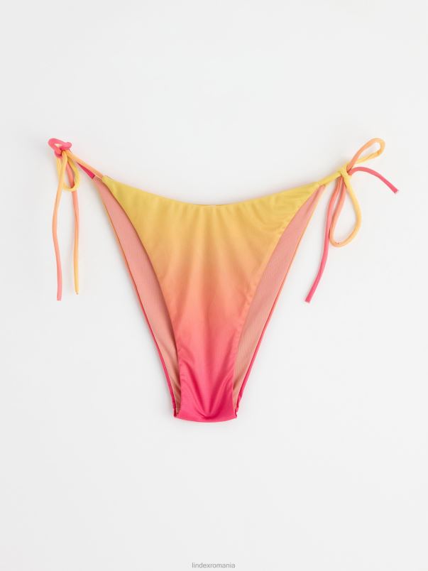 îmbrăcăminte VHZ2F1219 fund de bikini brazilian cu gradient de culoare femei roz închis Lindex