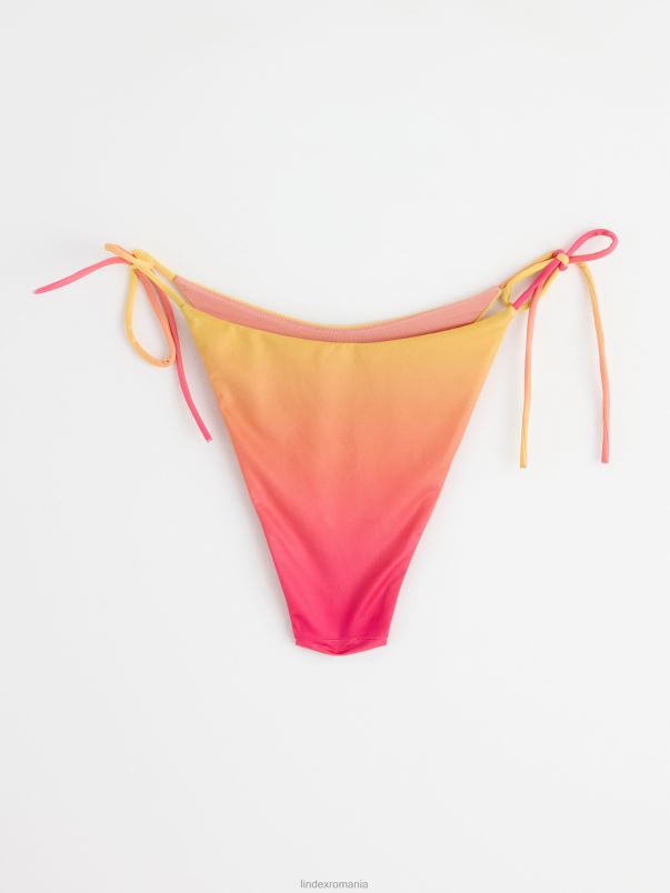 îmbrăcăminte VHZ2F1219 fund de bikini brazilian cu gradient de culoare femei roz închis Lindex
