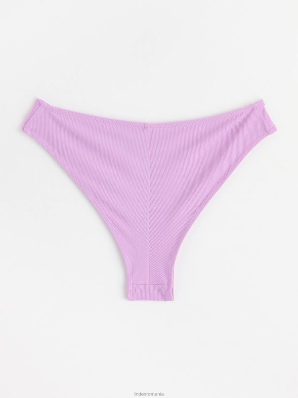 îmbrăcăminte VHZ2F1221 fund de bikini brazilian cu nervuri femei liliac deschis Lindex