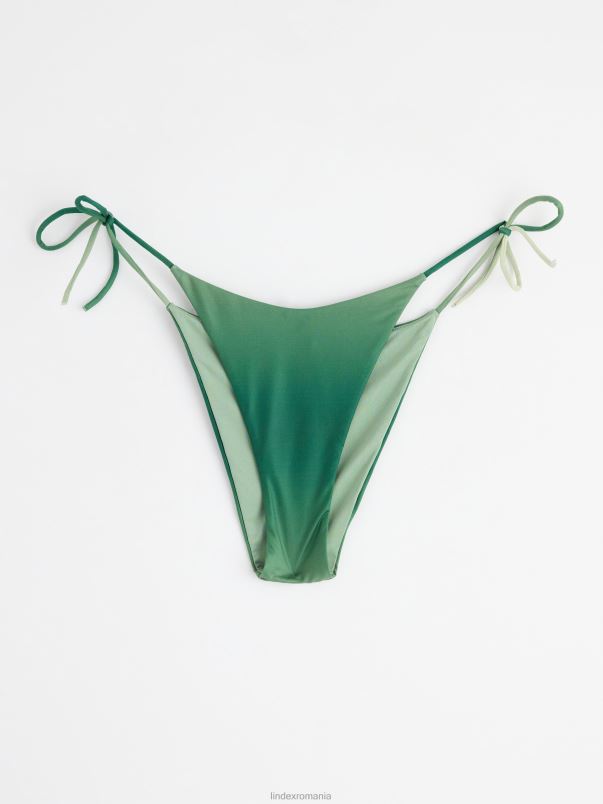 îmbrăcăminte VHZ2F1225 fund de bikini brazilian cu gradient de culoare femei verde praf închis Lindex