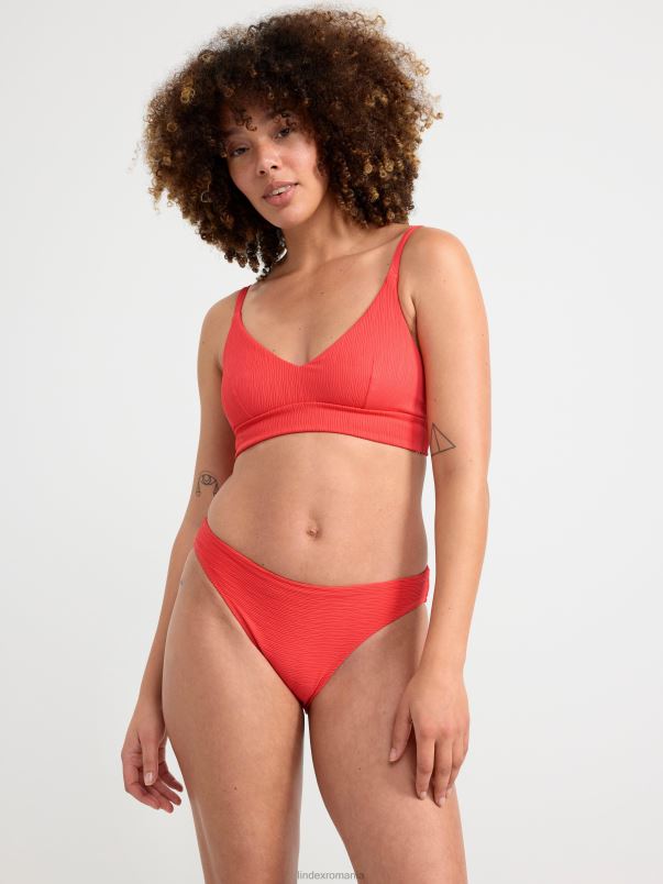 îmbrăcăminte VHZ2F1226 fund de bikini cu talie obișnuită femei lumina rosie Lindex
