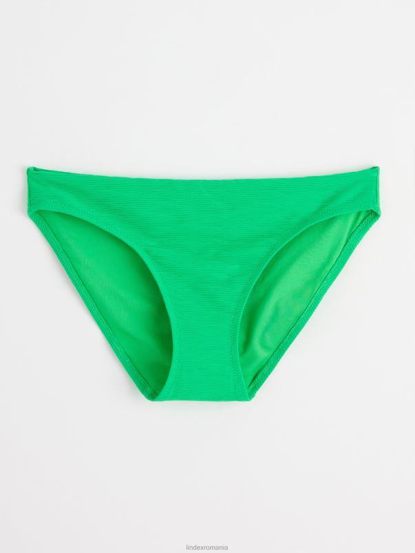 îmbrăcăminte VHZ2F1227 fund de bikini cu talie obișnuită femei verde Lindex