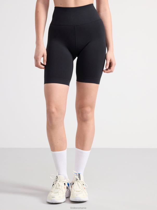 îmbrăcăminte VHZ2F1276 pantaloni scurți pentru ciclism sport fără cusături femei negru Lindex