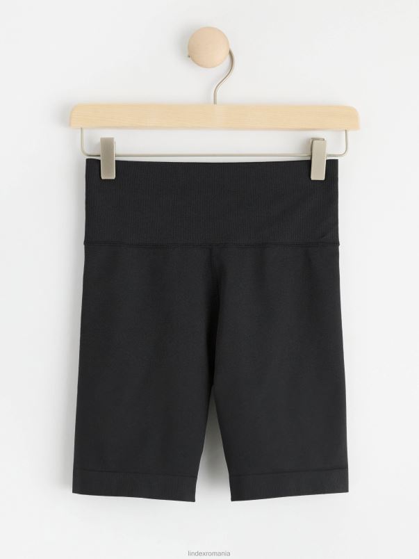 îmbrăcăminte VHZ2F1276 pantaloni scurți pentru ciclism sport fără cusături femei negru Lindex