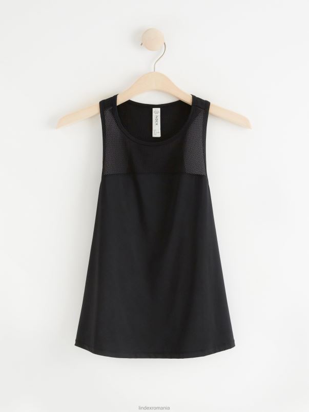 îmbrăcăminte VHZ2F1281 maiou sport femei negru Lindex