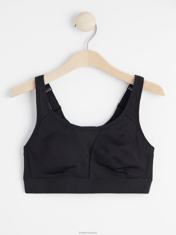 îmbrăcăminte VHZ2F1283 sutien sport sustinere mare femei negru Lindex