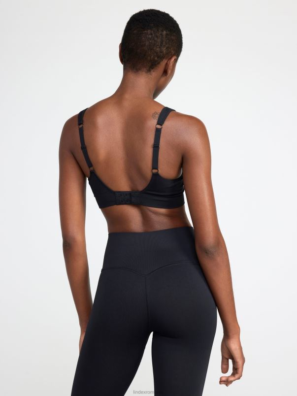 îmbrăcăminte VHZ2F1293 Sutien sport fără cusături femei negru Lindex