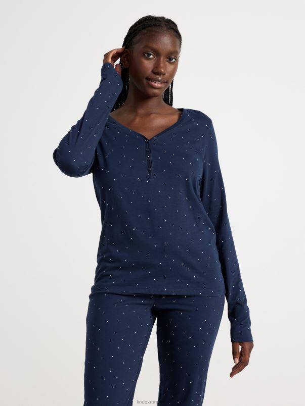 îmbrăcăminte VHZ2F2089 top de pijama femei marina Lindex