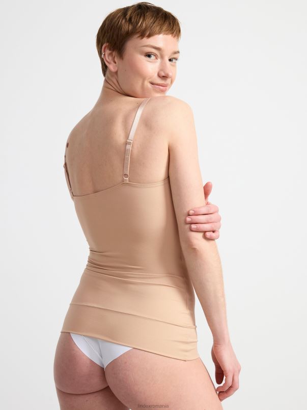 îmbrăcăminte VHZ2F2375 modelarea camisolei femei bej Lindex