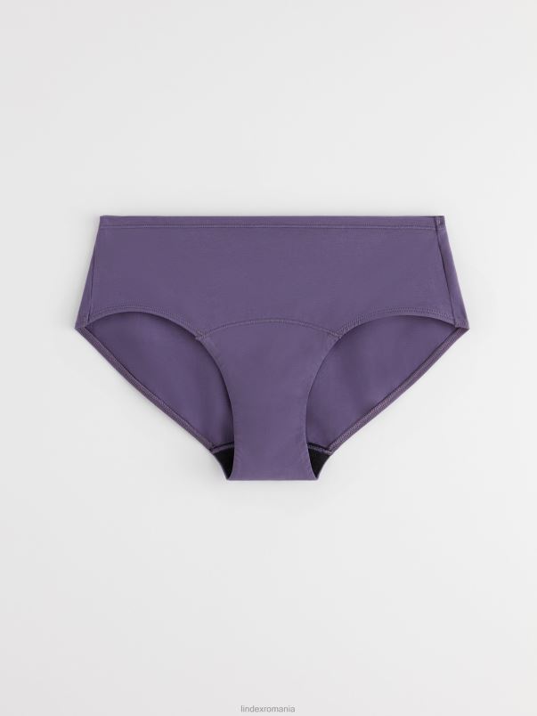 îmbrăcăminte VHZ2F1628 proiectat hiphugger period proof - chiloți de perioadă cu absorbție medie femei liliac întunecat praf Lindex