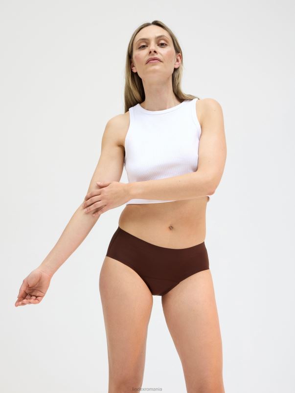 îmbrăcăminte VHZ2F1631 proiectat hiphugger period proof - chiloți de perioadă cu absorbție ridicată femei dk maro Lindex