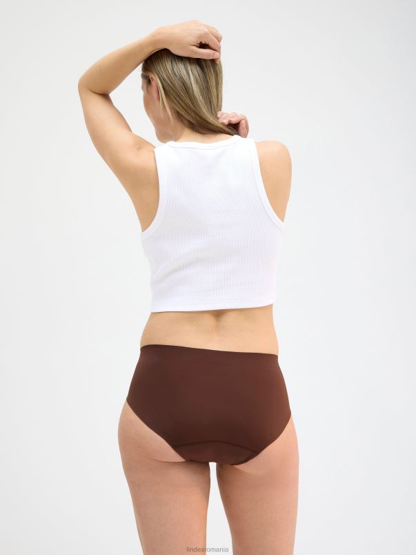 îmbrăcăminte VHZ2F1631 proiectat hiphugger period proof - chiloți de perioadă cu absorbție ridicată femei dk maro Lindex