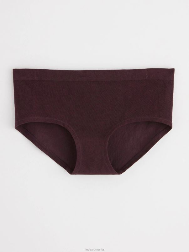 îmbrăcăminte VHZ2F1646 slip obișnuit cu talie femei liliac întunecat praf Lindex