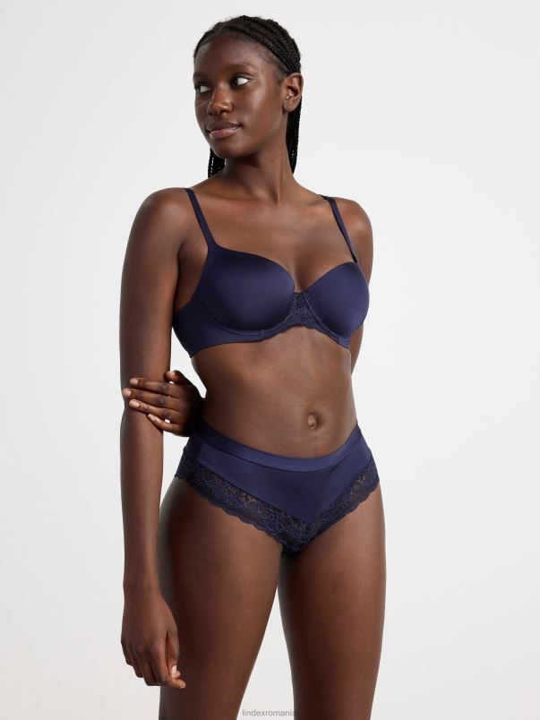 îmbrăcăminte VHZ2F1658 slip brazilian talie joasa femei albastru praf închis Lindex
