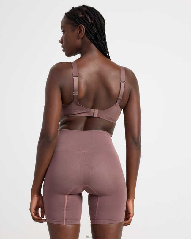 îmbrăcăminte VHZ2F1669 slip biker modelant cu suport mediu femei maro praf închis Lindex