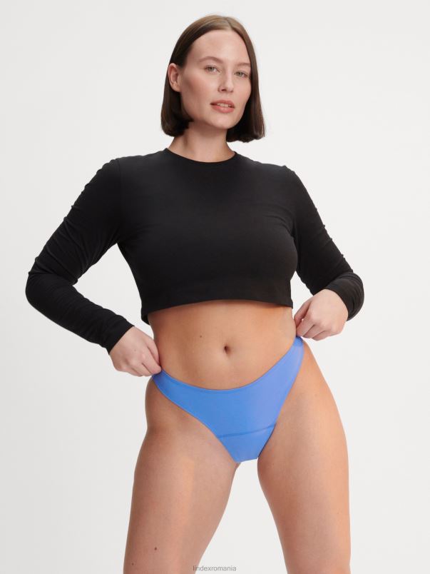 îmbrăcăminte VHZ2F1717 tanga proiectată pentru perioada de dovadă - absorbție a luminii chiloților de perioadă femei albastru deschis praf Lindex