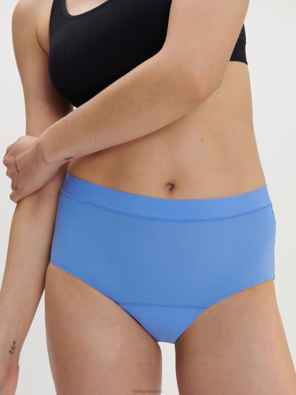 îmbrăcăminte VHZ2F1768 proiectat cu talie înaltă rezistentă la perioada - chiloți de perioadă cu absorbție ridicată femei albastru deschis praf Lindex