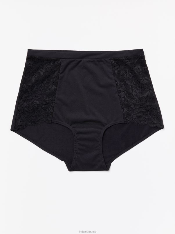 îmbrăcăminte VHZ2F1774 slip cu talie inalta cu dantela femei negru Lindex