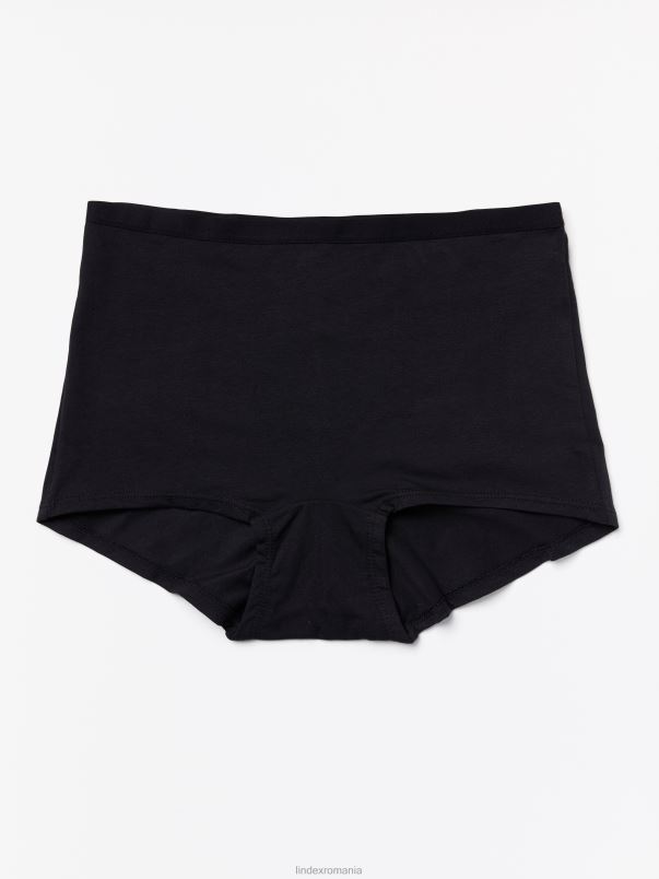 îmbrăcăminte VHZ2F1809 slip înalt boxer femei negru Lindex