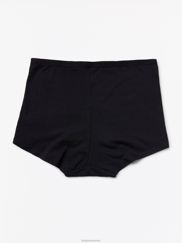 îmbrăcăminte VHZ2F1809 slip înalt boxer femei negru Lindex