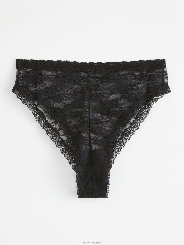 îmbrăcăminte VHZ2F1820 slip brazilian talie inalta femei negru Lindex