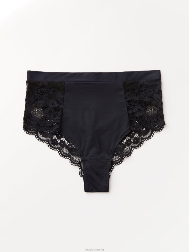 îmbrăcăminte VHZ2F1829 slip înalt brazilian femei negru Lindex
