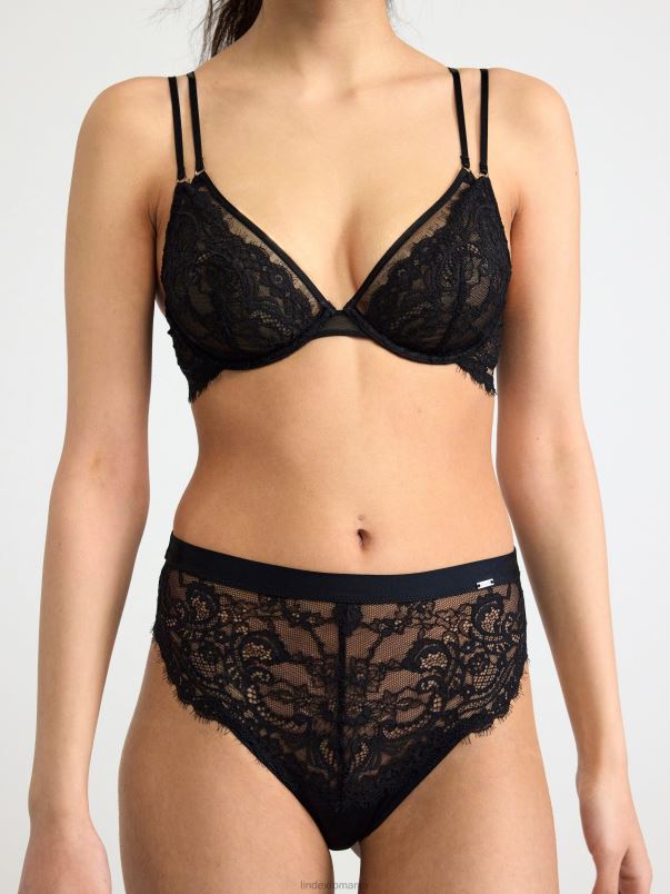 îmbrăcăminte VHZ2F1844 slip înalt brazilian femei negru Lindex