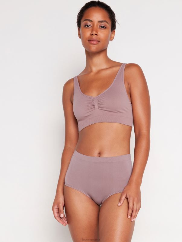 îmbrăcăminte VHZ2F1862 slip fără cusături cu talie înaltă femei liliac praf deschis Lindex
