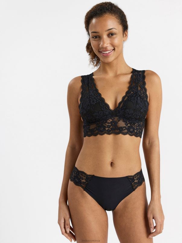 îmbrăcăminte VHZ2F1880 slip obișnuit brazilian invizibil femei negru Lindex