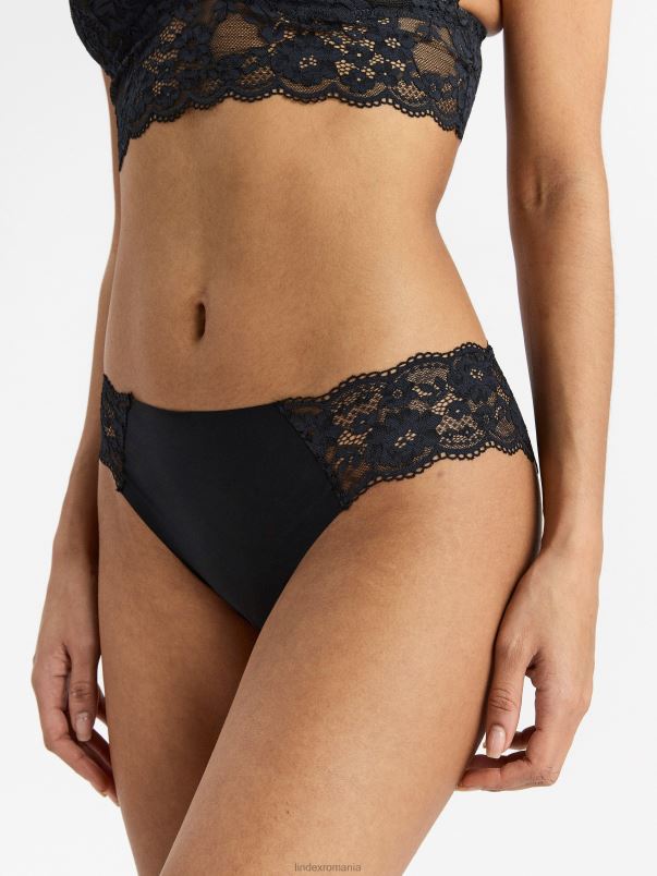îmbrăcăminte VHZ2F1880 slip obișnuit brazilian invizibil femei negru Lindex