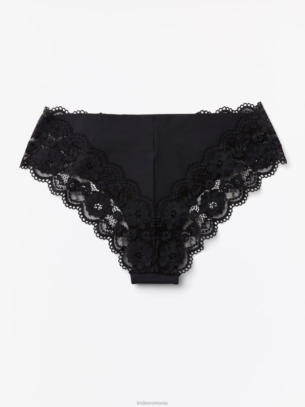 îmbrăcăminte VHZ2F1880 slip obișnuit brazilian invizibil femei negru Lindex