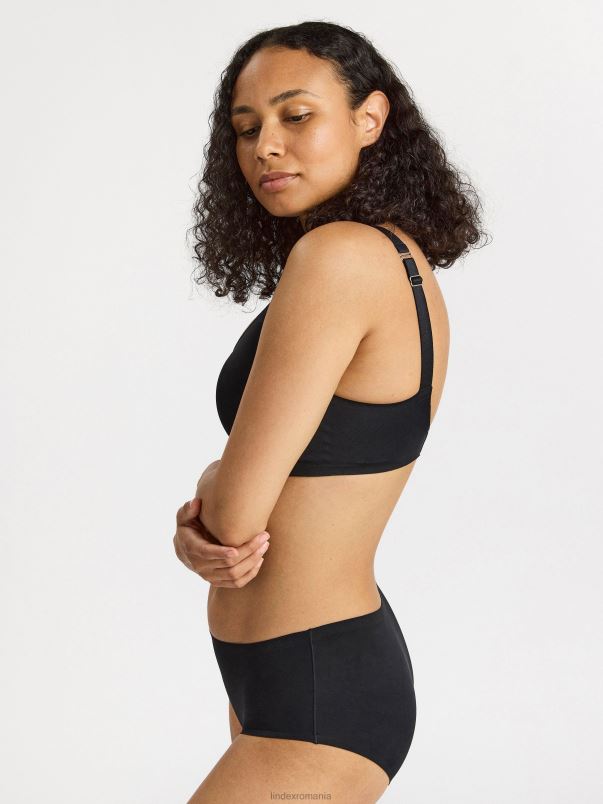 îmbrăcăminte VHZ2F1902 slip obișnuit invizibil cu talie femei negru Lindex