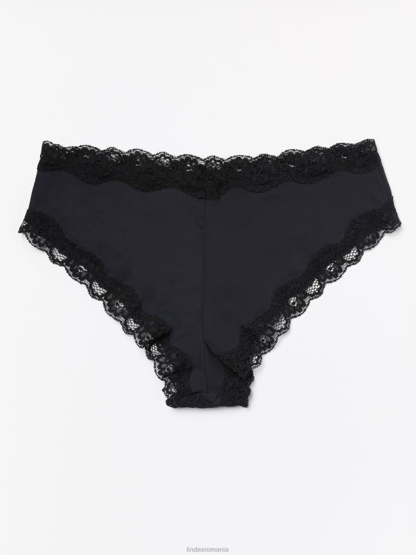 îmbrăcăminte VHZ2F1918 slip brazilian jos femei negru Lindex