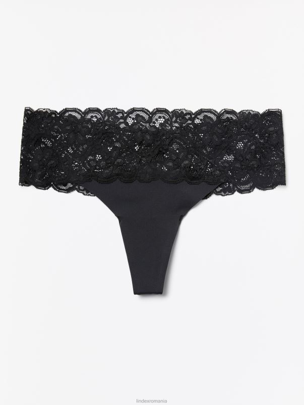 îmbrăcăminte VHZ2F1921 tanga regulata femei negru Lindex