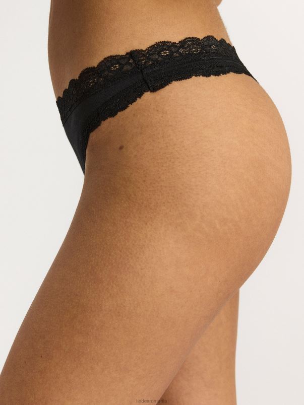 îmbrăcăminte VHZ2F1933 tanga regulata femei negru Lindex